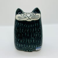 Lisa Larson / リサラーソン】Liten katt ダークブルーグリーン