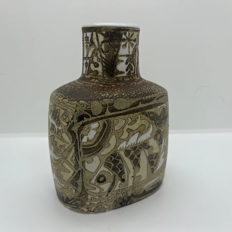 《Royal Copenhagen》  Baca フラワーベース　【Nils Thorsson】