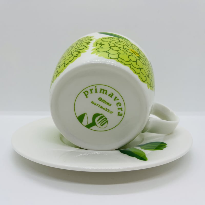 Marimekko》Primavera ライトグリーン トリオ C&S+プレート | sug