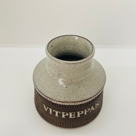 【Signe Persson Melin /  シグネペーションメリン 】"VIT PEPPAR"  白コショウ用キャニスター