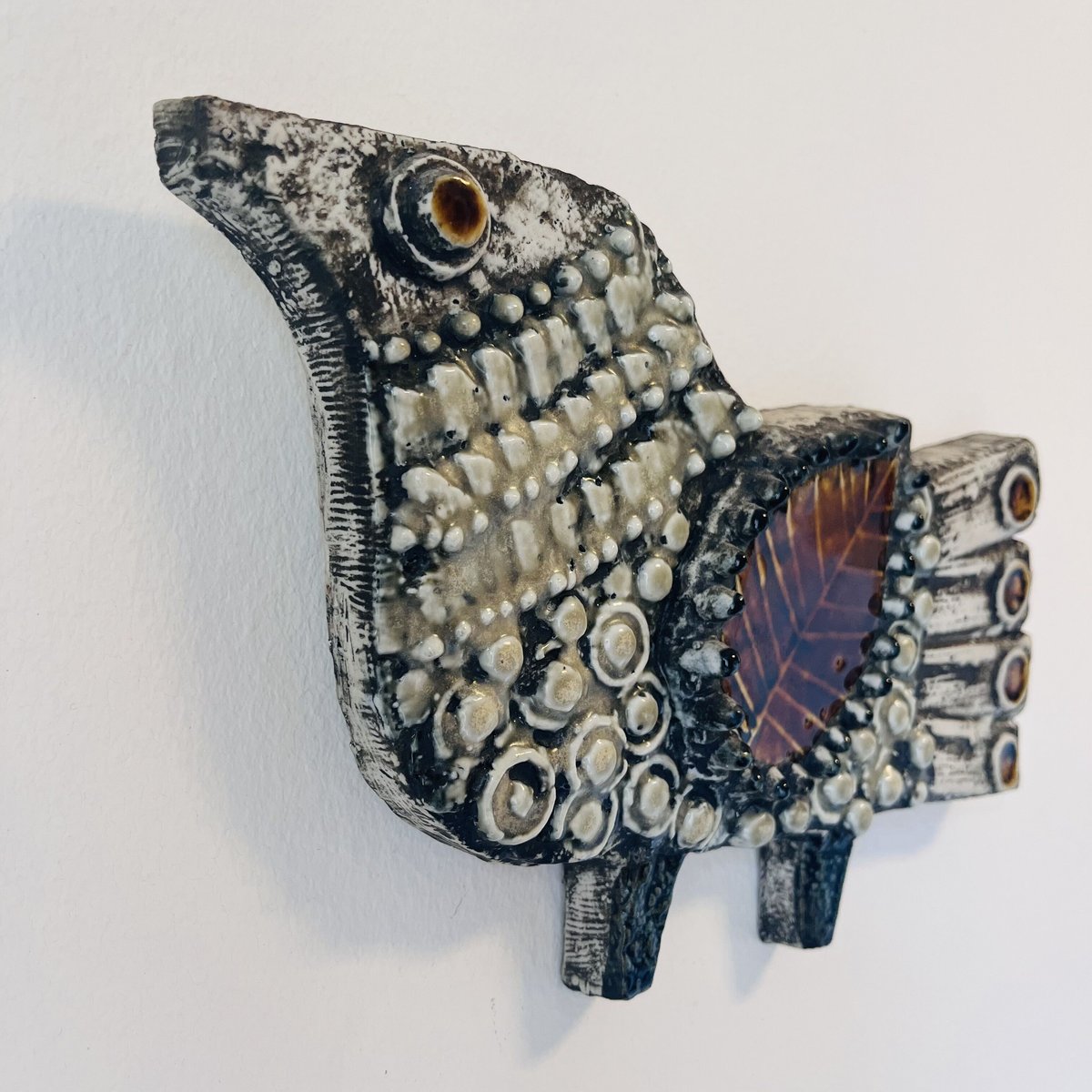 専用 リサラーソン＊Lisa Larson＊ 鳥の陶板　ヴィンテージ 北欧 ヴィンテージリサラーソン 陶板 鳥