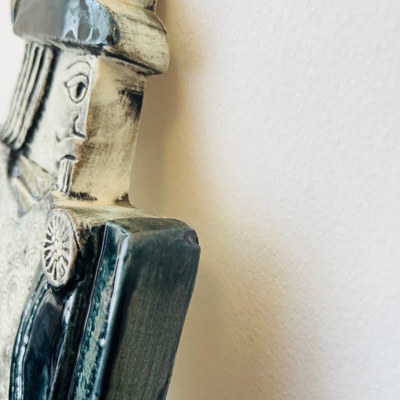 (週末セール)リサラーソン  ドラバント　置物　 近衛兵　壁掛け　陶板 Lisa Larson/リサラーソン】 Drabant 《Gustavsberg》 | s