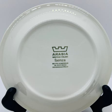 《ARABIA》 Faenza　ブルー　17cm　ケーキプレート