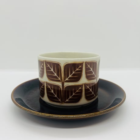 《Gefle》Brunt blåd　コーヒーC&S