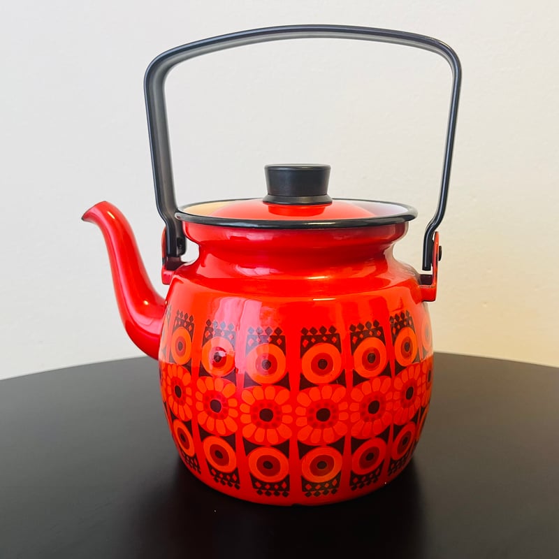 ARABIA Finel / フィネル》赤いケトル【Kaj Frank】 | sugallery