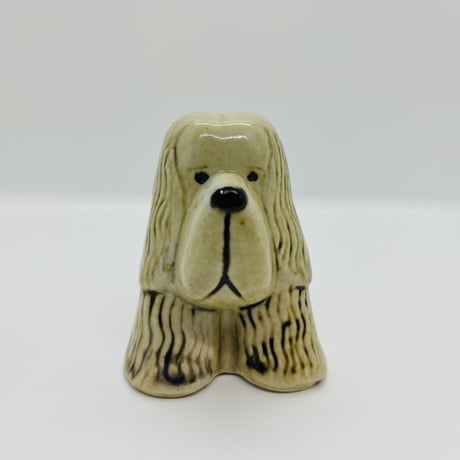 ★ご予約品★【Lisa Larson / リサラーソン】　Kennel　白スパニエル　《Gustavsberg》