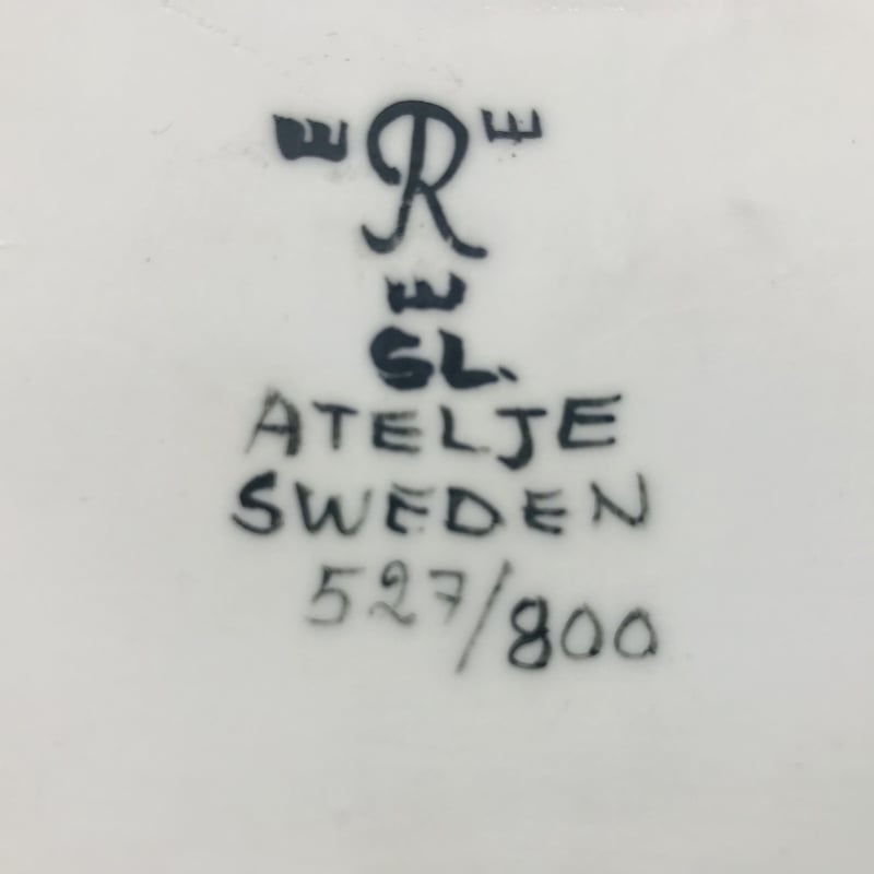 Sylvia Leuchovius 鳥がモチーフの陶版　北欧　ビンテージ Sylvia leuchovius 】鳥の絵皿陶板《Rörstrand》 | sugallery