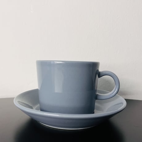 《ARABIA》Teema コーヒーカップ＆ソーサー　 グレー【廃盤色】④