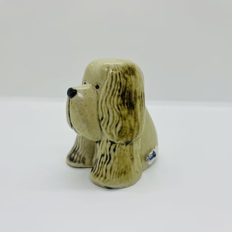 ★ご予約品★【Lisa Larson / リサラーソン】　Kennel　白スパニエル　《Gustavsberg》