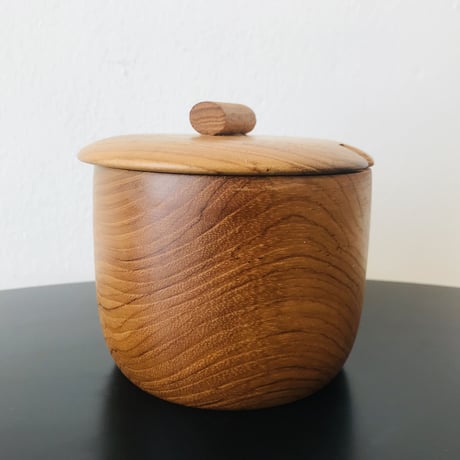 スウェーデン製　蓋つきチークボウル