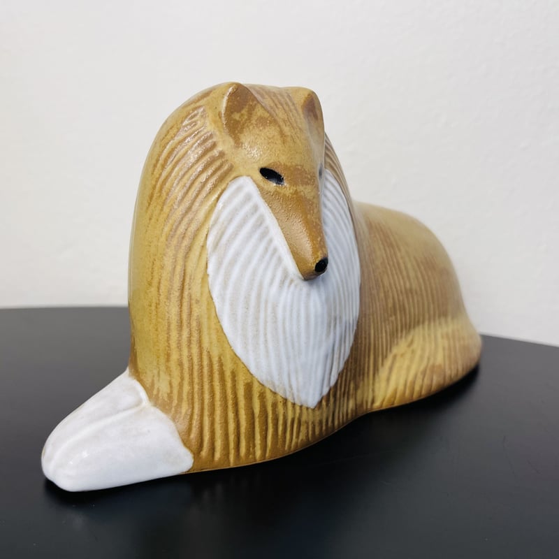 リサラーソン　VOV コリー　ヴィンテージ　置物　犬　可愛い　北欧　希少 リサラーソン VOV コリー ヴィンテージ 置物 犬 可愛い 北欧 希少