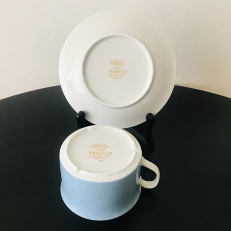 【Signe Persson-Melin/シグネペーションメリン】ティーカップ＆ソーサー　Primeur　ブルーⅡ《Rorstrand》