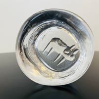 ◎ご予約品◎【Erik Hoglund / エリックホグラン】アッシュトレイ　猫　クリア　小《Boda》