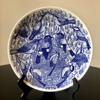 ARABIA ウオシッキネン 1986年クリスマスプレート(イヤープレート