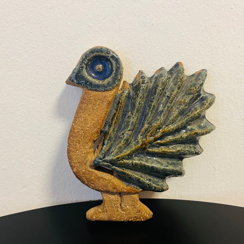 Gabi Citron-Tengborg 鳥の陶板 オブジェ 置物 北欧