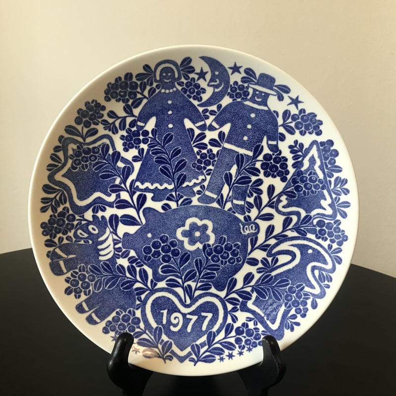 スウェーデン ヴィンテージ プレート  1977 スウェーデン ヴィンテージ プレート 1977