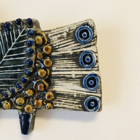☆ご予約品☆【Lisa Larson/リサラーソン】　 Fågel ／鳥の陶板  《Gustavsberg》