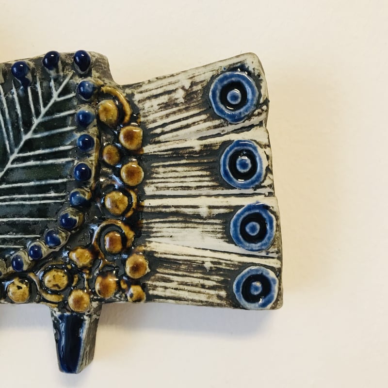 ◆専用◆リサラーソン 陶板 鳥 & エリック・ホグラン リトグラフ ☆ご予約品☆【Lisa Larson/リサラーソン】 Fågel ／鳥の陶板