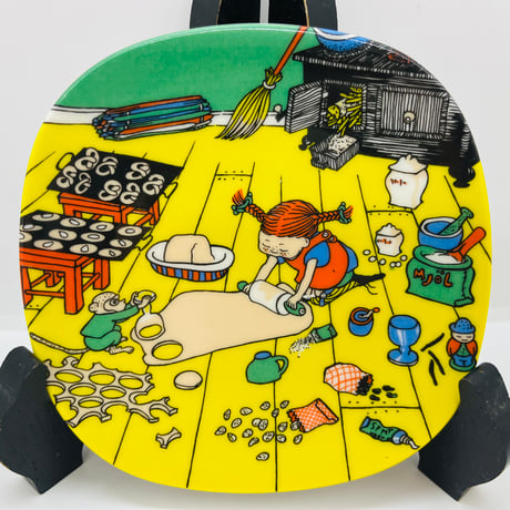 《Rörstrand》  お菓子づくりのピッピ　絵皿