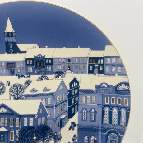《ARABIA》クリスマスイヤープレート  1986年 【Raija Uosikkinen】