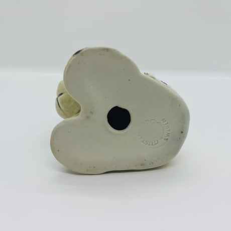 ★ご予約品★【Lisa Larson / リサラーソン】　Kennel　白スパニエル　《Gustavsberg》