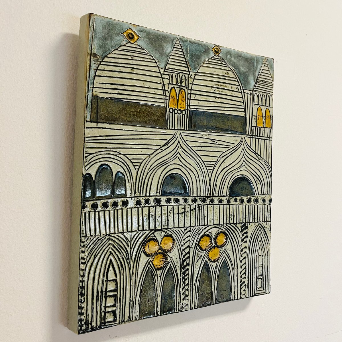 Lisa Larson リサラーソン陶板 Venedig ヴェネチア ベネチア Lisa