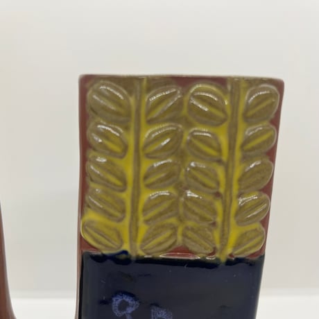 青い鳥のフラワーベース