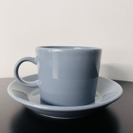 《ARABIA》Teema コーヒーカップ＆ソーサー　 グレー【廃盤色】③