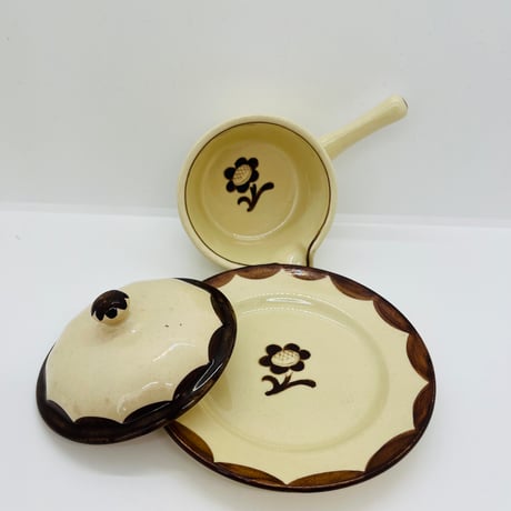 【Wilhelm Kåge】Pyro　蓋つきソースポット《Gustavsberg》
