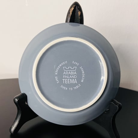 《ARABIA》Teema コーヒーカップ＆ソーサー　 グレー【廃盤色】④