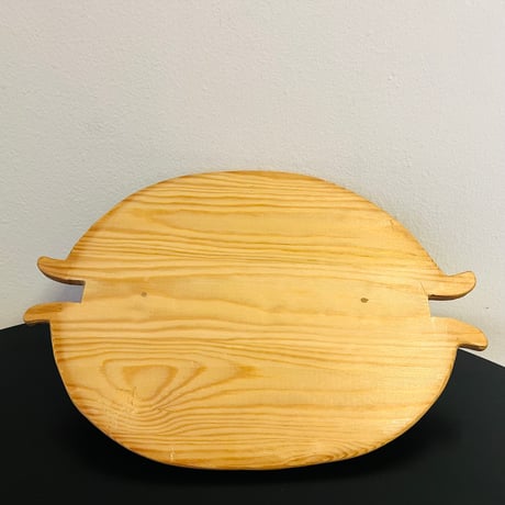 Knäppask  蓋付の木箱