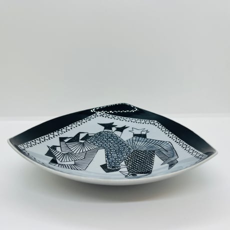 【Sylvia leuchovius 】ニワトリの絵皿《Rörstrand》