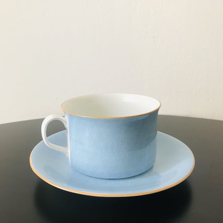 【Signe Persson-Melin/シグネペーションメリン】ティーカップ＆ソーサー　Primeur　ブルーⅠ《Rorstrand》