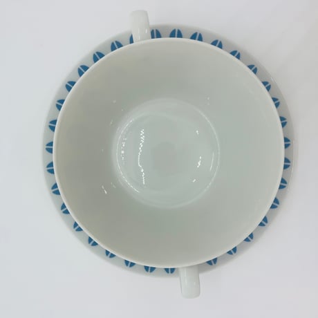 《Lyngby》 ロータス　スープカップセット　ブルー