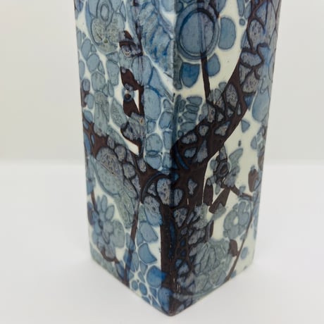 《Royal Copenhagen》  Baca フラワーベース　ブルー 【Nils Thorsson】-A