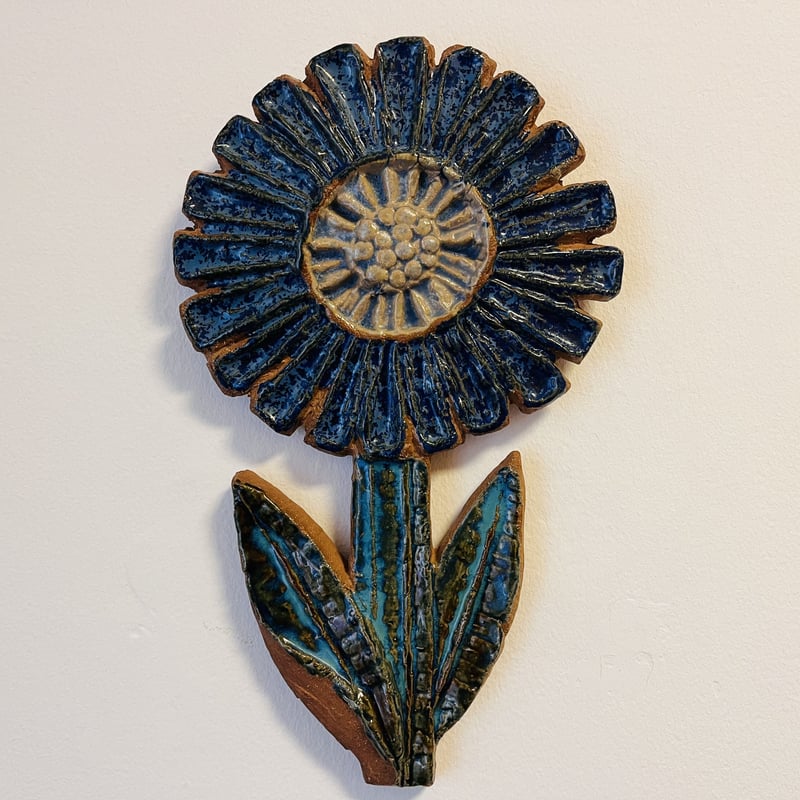 Gabi Citron-Tengborg】青いお花の陶板 | sugallery