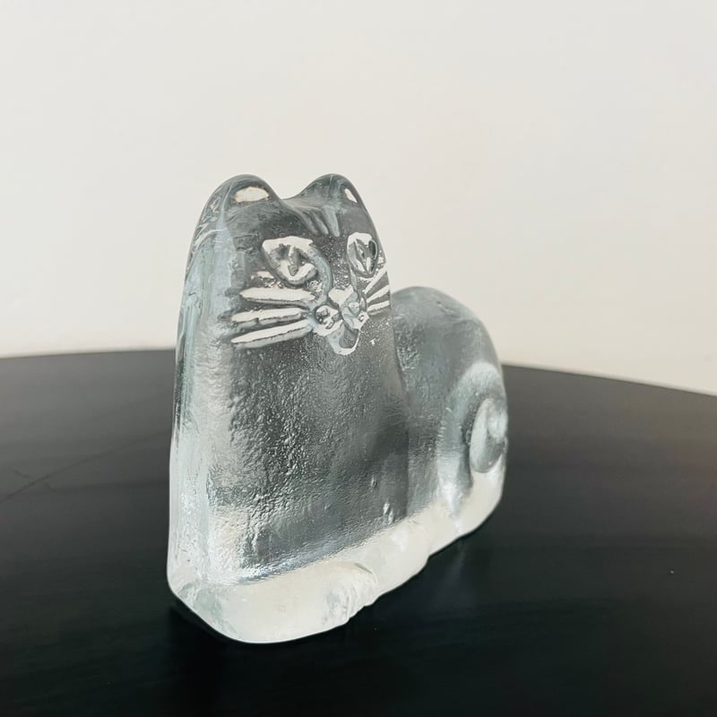 Lisa Larson  リサラーソン ロイヤルクローナ ネコ ガラス Lisa Larson/ リサラーソン】ネコ 《Royal Krona》 | sugallery