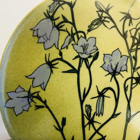 【Gunvor Olin-Gronqvist】 Campanula rotundifolia 陶板《Arabia 》
