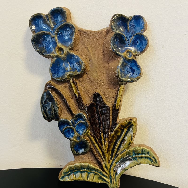 Gabi Citron-Tengborg】ブルーのお花の陶板 | sugallery