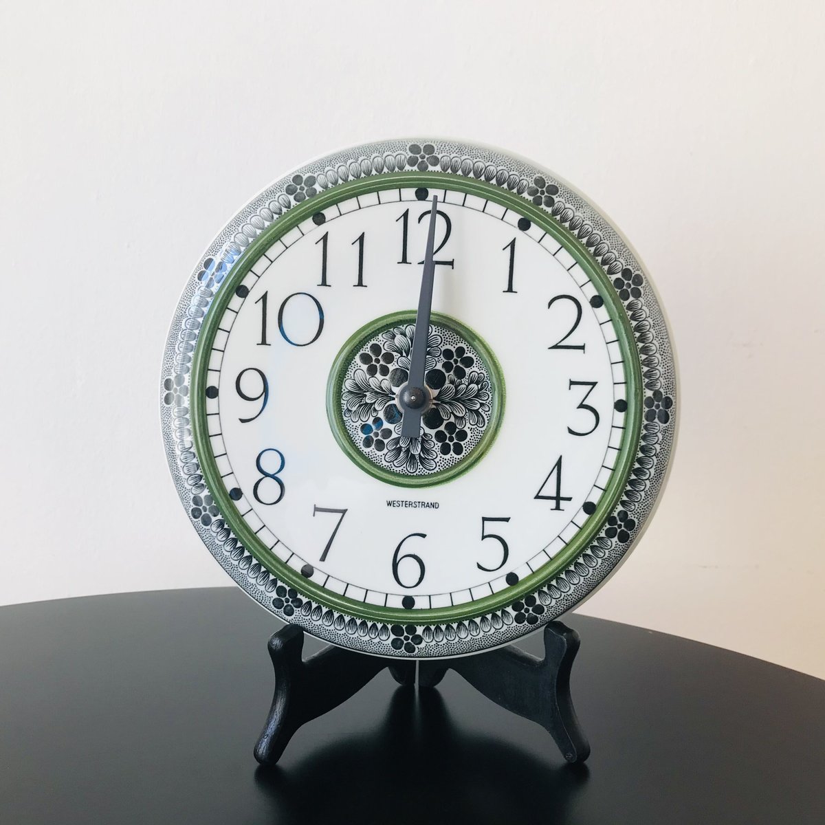 ◇電波時計取替え済◇ グスタフスベリ スタジオ作品 陶器 29cm