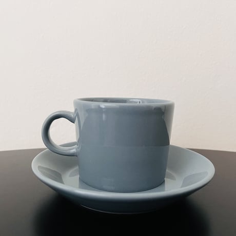 《ARABIA》Teema コーヒーカップ＆ソーサー　 グレー【廃盤色】②