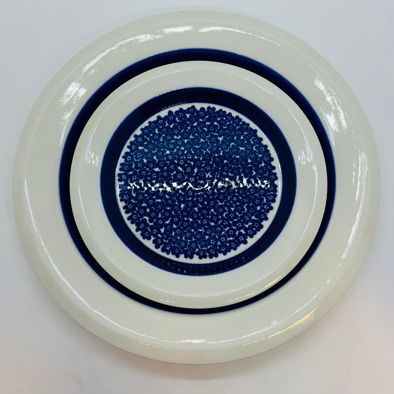 アラビア ファエンツァ(ブルー）スーププレート ARABIA / Faenza アラビア ファエンツァ(ブルー）スーププレート ARABIA / Faenza