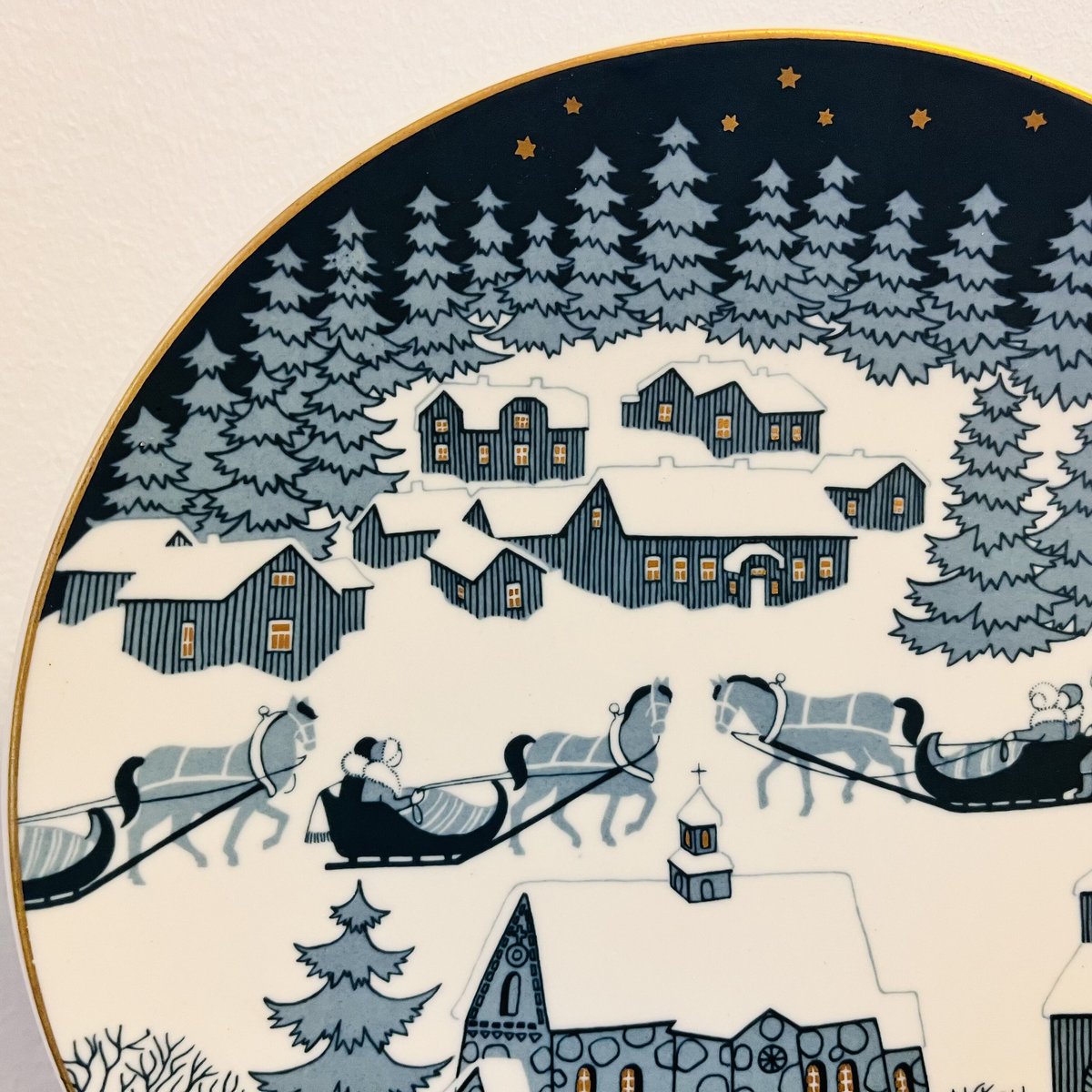 ARABIA》クリスマスイヤープレート 1978年 【Raija Uosikkinen】