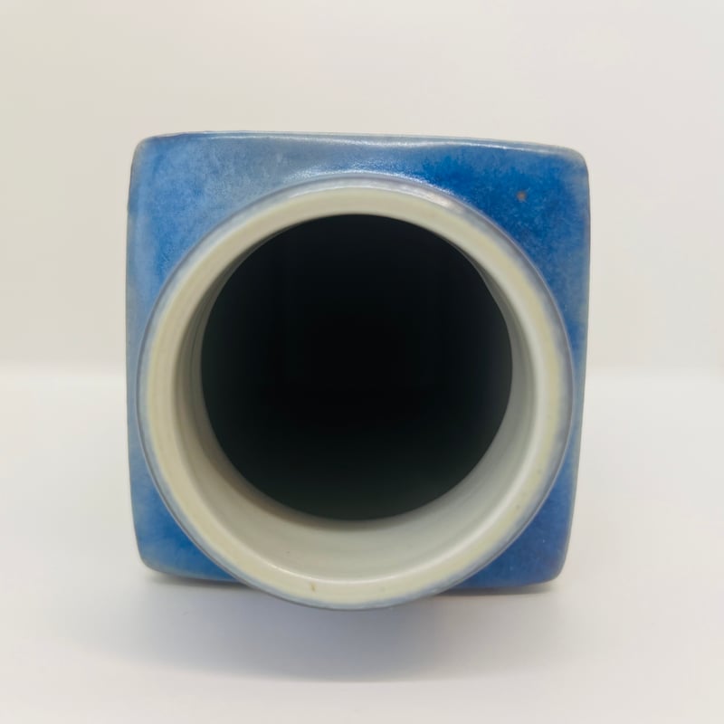 Royal Copenhagen》 Baca フラワーベース ブルー 【Nils Thor