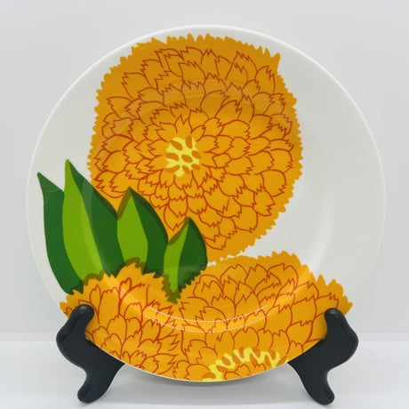 《Marimekko》Primavera　オレンジ　トリオ　C&S+プレート