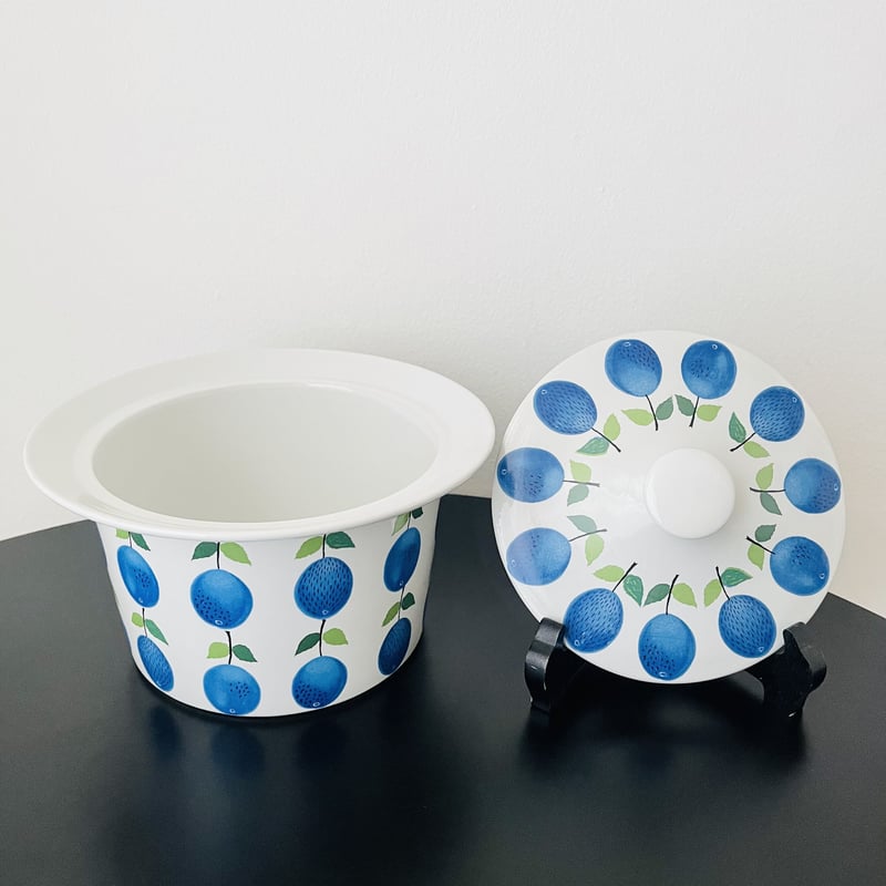 Stig Lindberg 】Prunus キャセロール大《Gustavsberg》 |