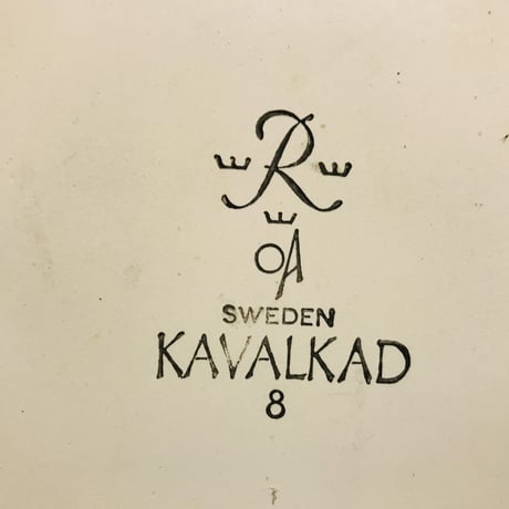 【Olle Alberius】陶板 Kavalkad 8《Rörstrand》