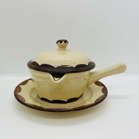 Gustavsberg　Pyro 蓋付シュガーポット（スープカップ）③ Gustaverg Pyro 蓋付シュガーポット(スープカップ)③ Gustavsberg Pyro