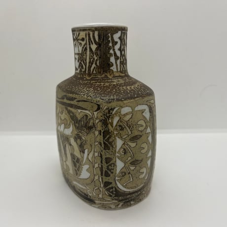 《Royal Copenhagen》  Baca フラワーベース　【Nils Thorsson】