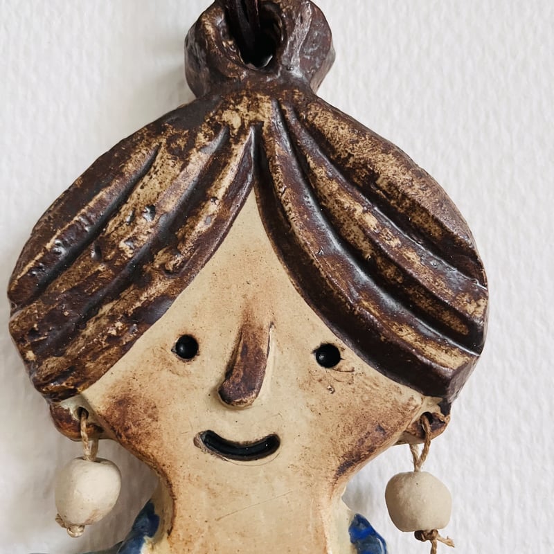 Ego stengods 紳士とマダムの陶板 Ego Stengods》マダムの全身陶板【Fischer 】 | sugallery